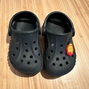 Kids Black Crocs/Clogs